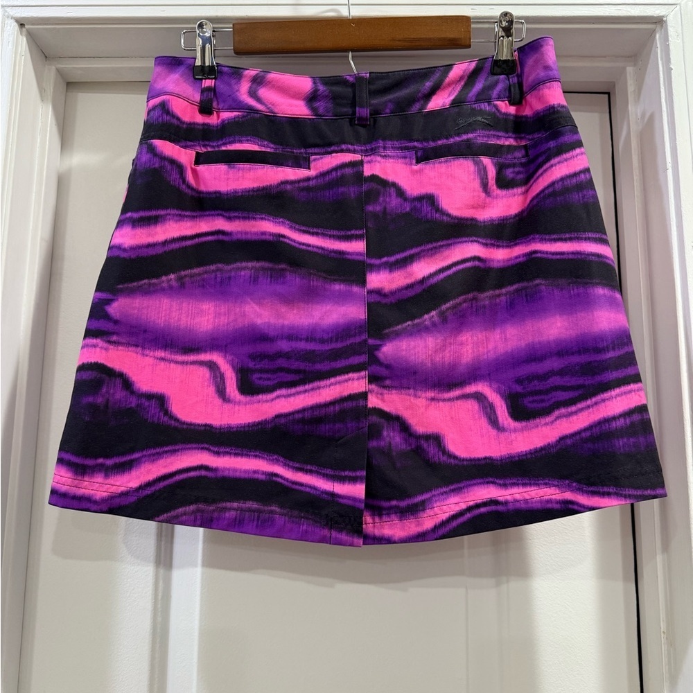Slazenger Pink and Purple Golf Skort Size 6 - Picture 6 of 14